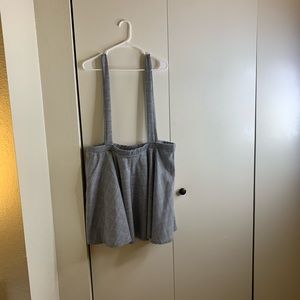 Dogtooth Check Pinafore Skirt